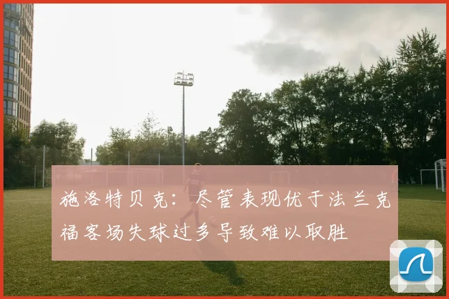 施洛特贝克：尽管表现优于法兰克福客场失球过多导致难以取胜